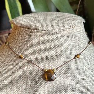 Boho Tiger’s Eye Choker
